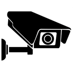 Icon for video transmission: A camera representing ARCON video feedback, enabling real-time monitoring of your machine with up to 4 cameras.