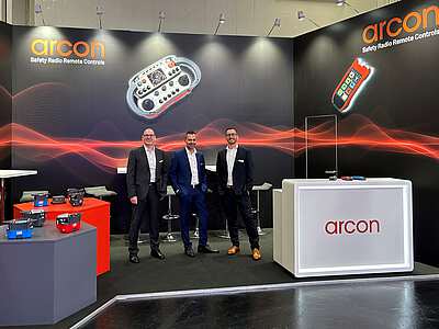 ARCON exhibition booth at SPS 2024 in Nuremberg.